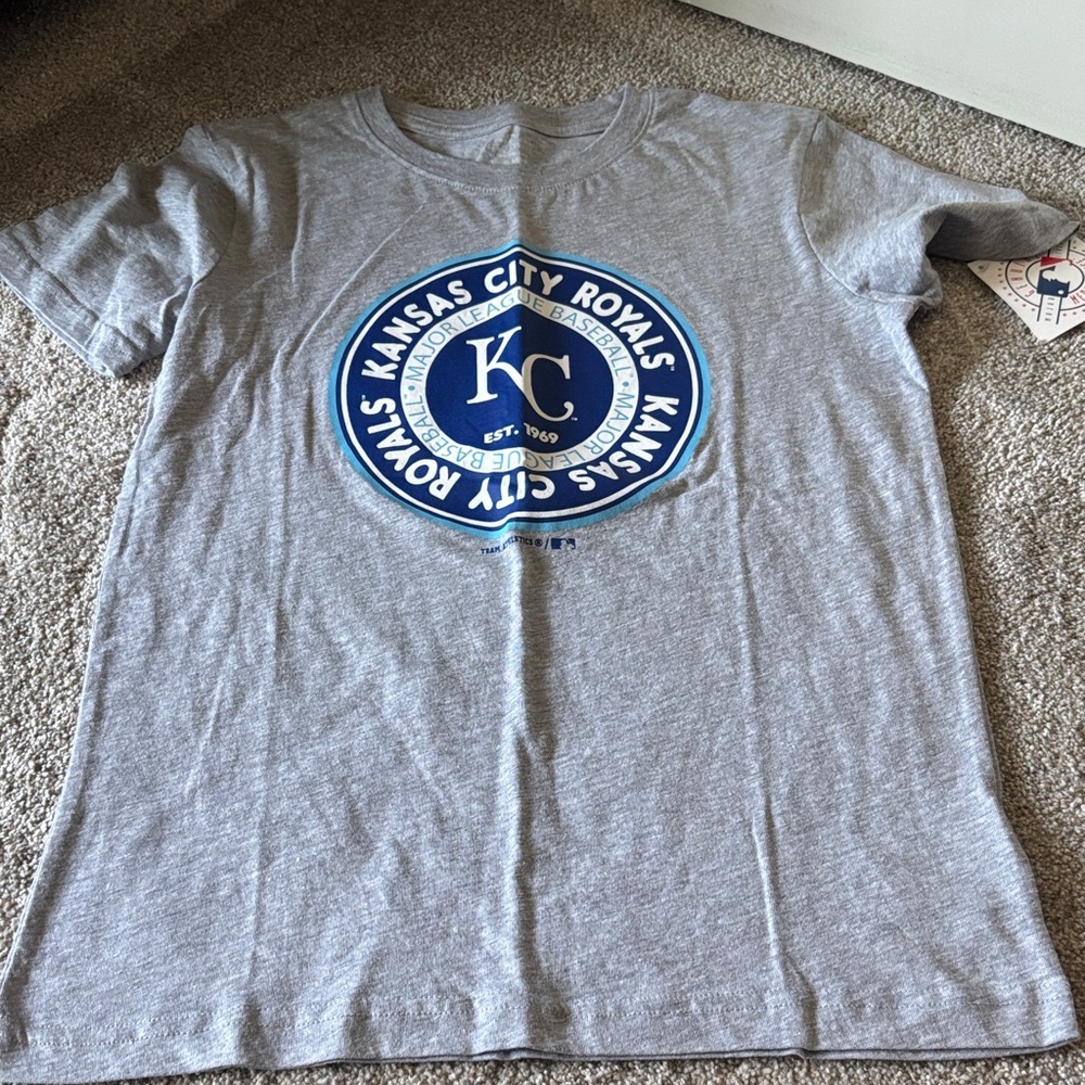 Genuine Merchandise Gray Kansas City Royals Tee